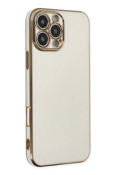 NewFace حافظة سيليكون فوليت لهاتف آيفون 16 برو (151509) - أبيض