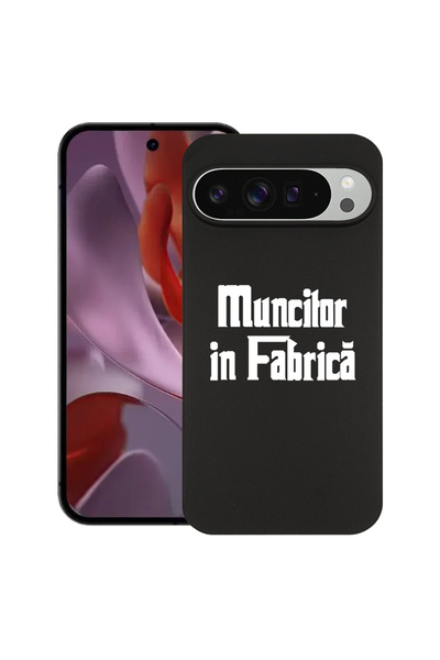 bestcase Carcasă subțire din silicon pentru Google Pixel 9 Pro XL, Muncitor I...