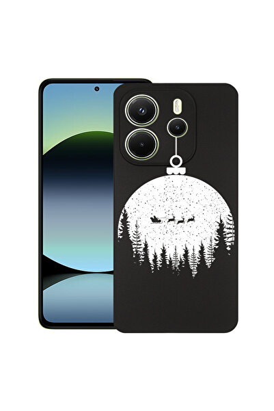 bestcase Carcasă subțire din silicon pentru Xiaomi Redmi Note 14 5G, Glob de ...