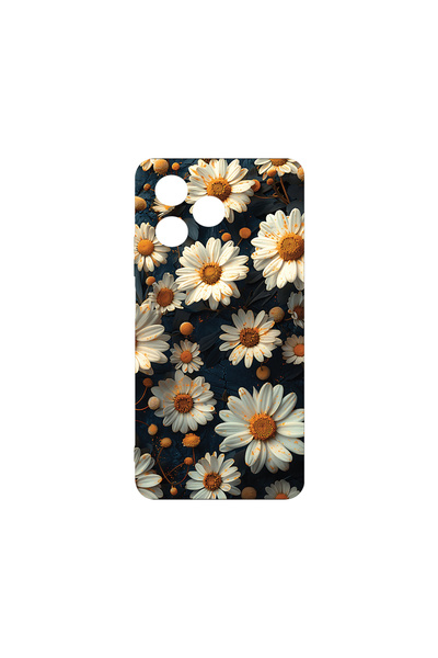 bestcase Carcasă subțire din silicon pentru Xiaomi Redmi 13, 3D Daisy, 192337...