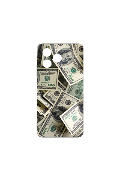 bestcase Λεπτή θήκη σιλικόνης για Xiaomi Redmi 13, μοτίβο χρημάτων, 1923377 B...