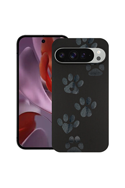 bestcase Carcasă subțire din silicon pentru Google Pixel 9 Pro XL, Labă de câ...