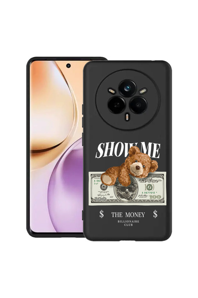 bestcase Carcasă subțire din silicon pentru Realme 14 Pro Plus 5G, Ursuleț de...