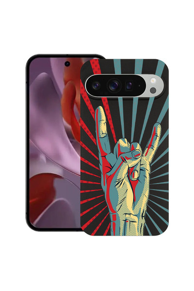bestcase Carcasă subțire din silicon pentru Google Pixel 9 Pro XL, Rock Festi...