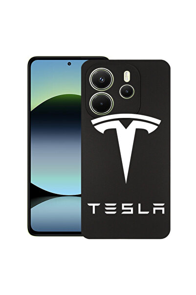 bestcase Carcasă subțire din silicon pentru Xiaomi Redmi Note 14 5G, Tesla, 1...