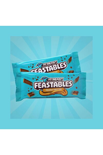 Feastables MrBeast Chocolate Bars Peanut Butter (35GR) X2