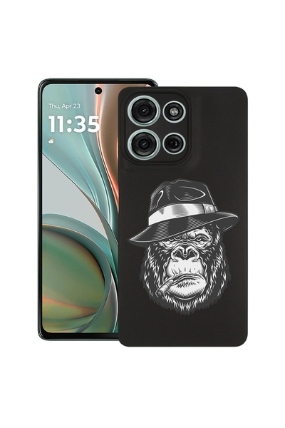 bestcase Carcasă subțire din silicon pentru Motorola Moto G75, Maffia Monkey,...