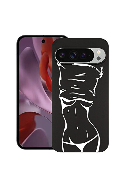 bestcase Carcasă subțire din silicon pentru Google Pixel 9 Pro XL, model femi...