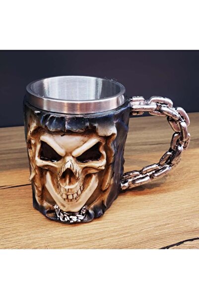 İstangül Butik 3D Designed Skull Mug