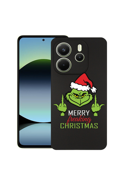 bestcase Carcasă subțire din silicon pentru Xiaomi Redmi Note 14 5G, Grinches...