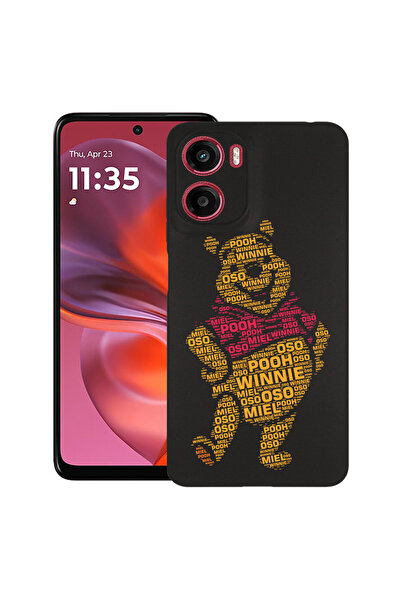 bestcase Тънък силиконов калъф за Motorola Moto G05, Калиграфия Пух, 1926336 ...