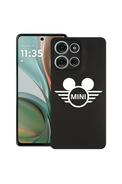 bestcase Carcasă subțire din silicon pentru Motorola Moto G75, Mini Funny, 19...