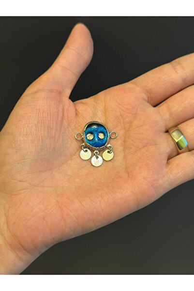 Gönülden Tasarım 2X2 CM SÜRYANİ NAZAR BONCUĞU KOLYE UCU