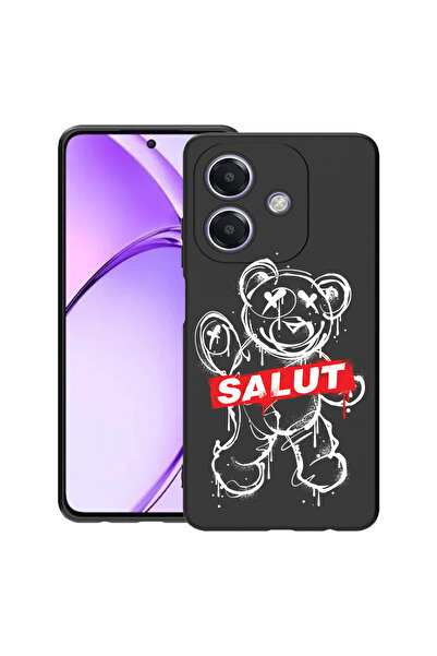 bestcase Carcasă subțire din silicon pentru OPPO A60 5G / A40 / A40M, Teddy B...