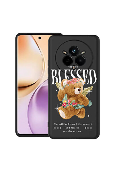 bestcase Carcasă subțire din silicon pentru Realme 14 Pro Plus 5G, Teddy Bear...