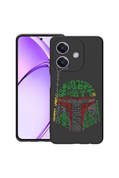 bestcase Slim Silicon Case For OPPO A60 5G / A40 / A40M, Calligraphy Boba Fet...