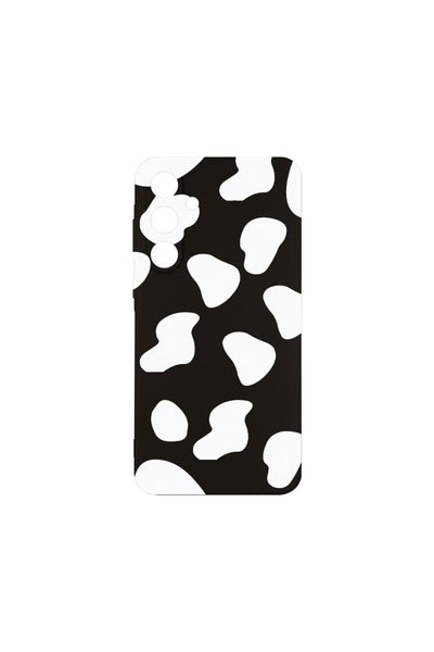 bestcase Carcasă subțire din silicon pentru Samsung Galaxy A16, Black Cow, 19...