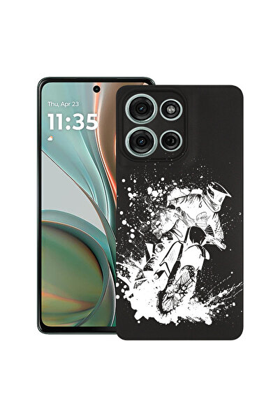 bestcase Carcasă subțire din silicon pentru Motorola Moto G75, MotoCross, 192...