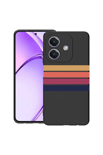 bestcase Carcasă subțire din silicon pentru OPPO A60 5G / A40 / A40M, linii r...