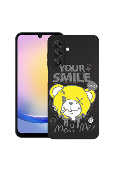 bestcase Carcasă subțire din silicon pentru Samsung Galaxy A26, Ursuleț de pl...