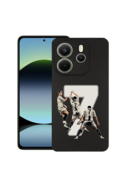 bestcase Carcasă subțire din silicon pentru Xiaomi Redmi Note 14 5G, Ronaldo,...
