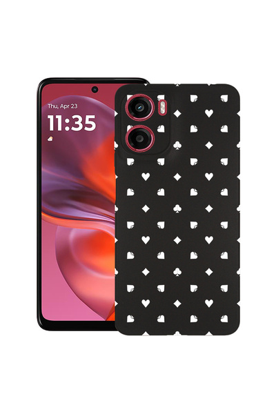 bestcase Carcasă subțire din silicon pentru Motorola Moto G05, model simplu d...