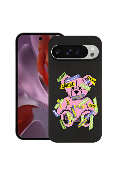 bestcase Carcasă subțire din silicon pentru Google Pixel 9 Pro XL, Teddy Bear...