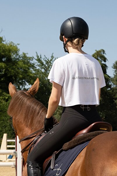 PB EQUESTRIAN APPAREL Figure Black - S - Siyah Binici Taytı - Full Silikon