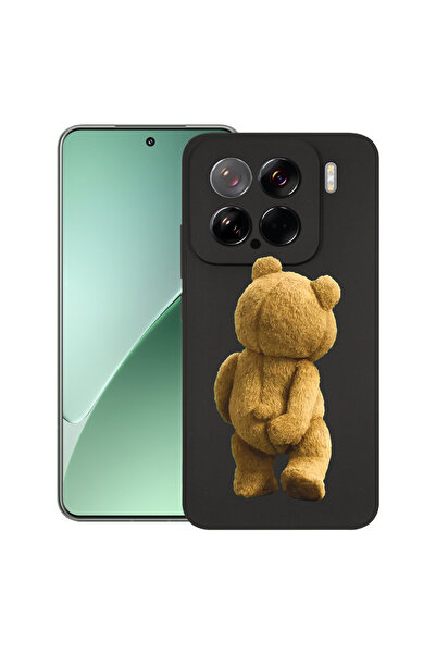 bestcase Carcasă subțire din silicon pentru Xiaomi 15, Teddy Bear Hidden Shot...