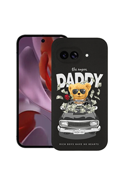 bestcase Тънък силиконов калъф за Google Pixel 9a, Татко Плюшено Мече, 192633...