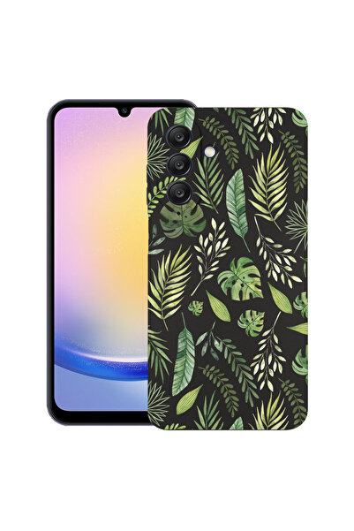 bestcase Carcasă subțire din silicon pentru Samsung Galaxy A56, frunze verzi,...