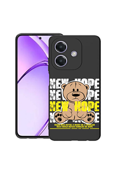 bestcase Carcasă subțire din silicon pentru OPPO A60 5G / A40 / A40M, Ursuleț...