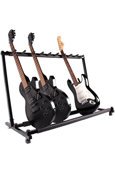 MegArya TMS Guitar Stand 9 Holder Guitar Folding Stand Rack Band Stage Bass Acoustic Guitar