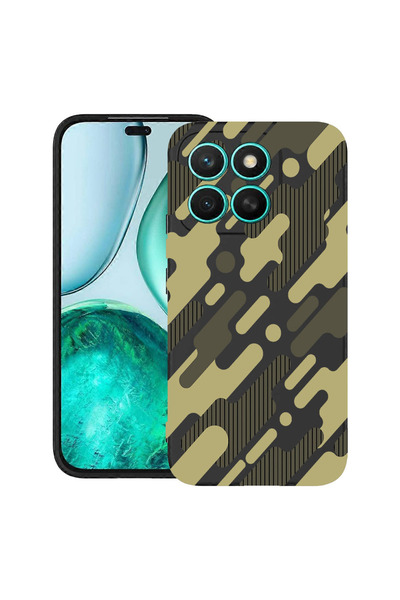 bestcase Λεπτή θήκη σιλικόνης για Honor X8C, πράσινο καμουφλάζ, 1992026 B 811