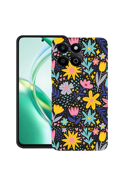 bestcase Carcasă subțire din silicon pentru Honor 200 Smart, flori mici, 1923378 B 758