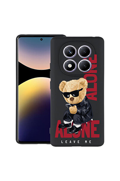 bestcase Carcasă subțire din silicon pentru Xiaomi Redmi Note 14 Pro 4G, Ursu...