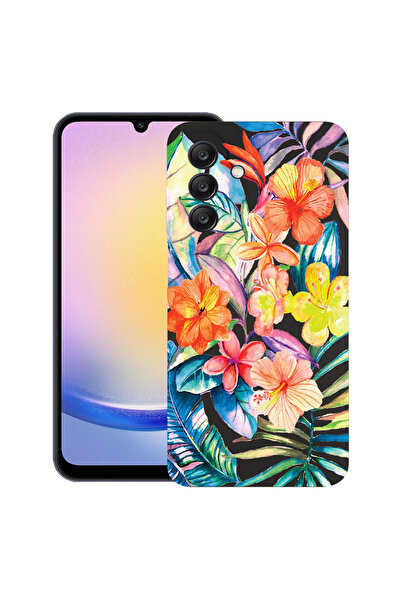 bestcase Carcasă subțire din silicon pentru Samsung Galaxy A56, flori topice,...
