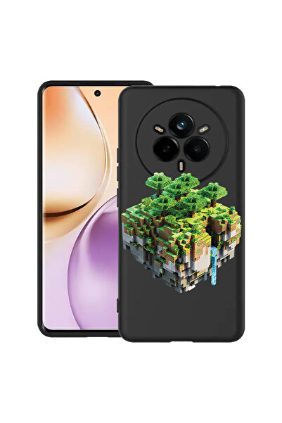 bestcase Carcasă subțire din silicon pentru Realme 14 Pro Plus 5G, Minecraft,...