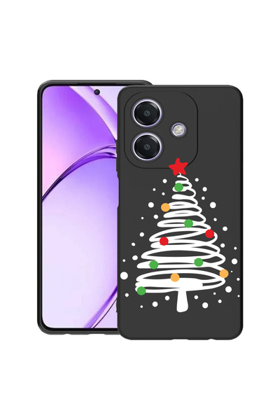 bestcase Carcasă subțire din silicon pentru OPPO A60 5G / A40 / A40M, Brad de...