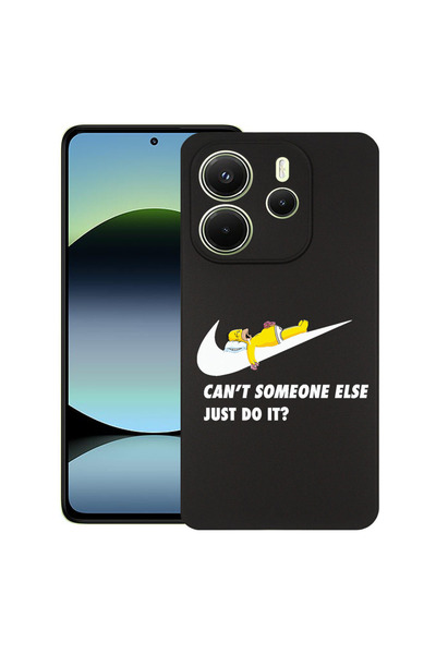 bestcase Λεπτή θήκη σιλικόνης για Xiaomi Redmi Note 14 5G, Simpson Just Do It...