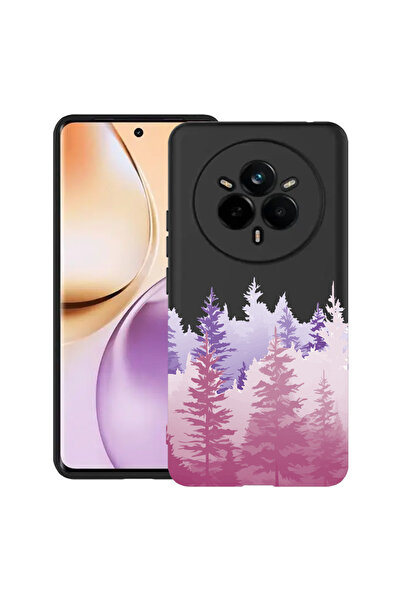 bestcase Carcasă subțire din silicon pentru Realme 14 Pro 5G, Lumini de dimineață în pădure, 1988291 B 1482