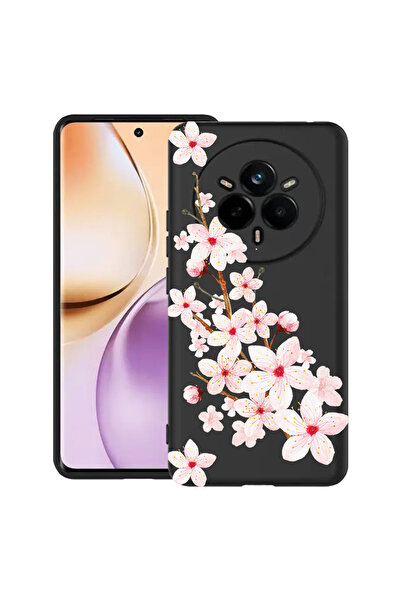 bestcase Carcasă subțire din silicon pentru Realme 14 Pro Plus 5G, floare de ...