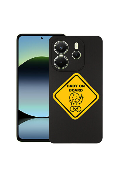 bestcase Λεπτή θήκη σιλικόνης για Xiaomi Redmi Note 14 5G, Baby On Board, 192...