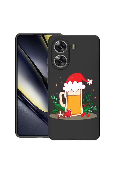 bestcase Carcasă subțire din silicon pentru Poco X7 Pro 5G, Bere de Crăciun, ...