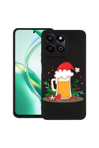 bestcase Carcasă subțire din silicon pentru Honor 200 Smart, Bere de Crăciun,...