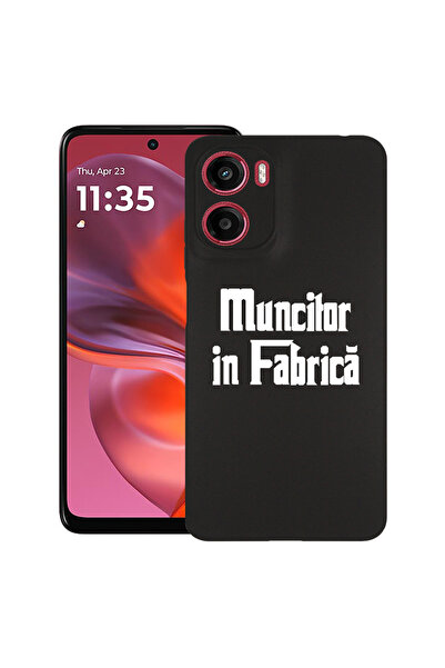 bestcase Λεπτή θήκη σιλικόνης για Motorola Moto G05, Muncitor In Fabrica - Go...