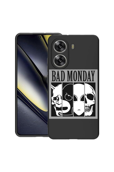 bestcase Carcasă subțire din silicon pentru Poco X7 Pro 5G, Bad Monday, 19920...