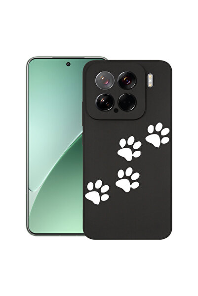 bestcase Carcasă subțire din silicon pentru Xiaomi 15, cu imprimeuri de labe,...