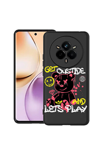 bestcase Carcasă subțire din silicon pentru Realme 14 Pro Plus 5G, Ursuleț de...