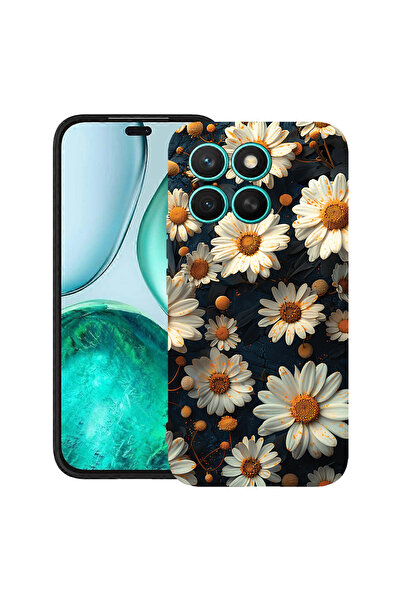 bestcase Carcasă subțire din silicon pentru Honor X8C, model 3D Daisy, 199202...